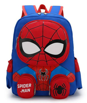 Spiderman Backpack Super Heroes Student School Bag Kindergarten Bag Gift - Lusy Store LLC