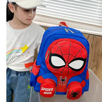 Spiderman Backpack Super Heroes Student School Bag Kindergarten Bag Gift - Lusy Store LLC