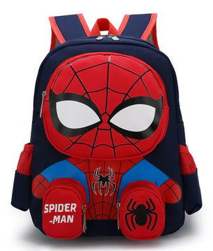 Spiderman Backpack Super Heroes Student School Bag Kindergarten Bag Gift - Lusy Store LLC