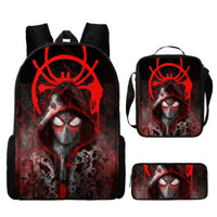 Spiderman Backpack Three Piece Set for Boys Elementary School Students Cartoon Backpack - Lusy Store LLC