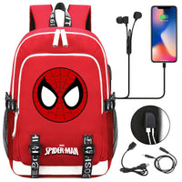 Spiderman Backpack USB Boys Girls Kids Book School Bags Laptop Travel Backpack - Lusy Store LLC