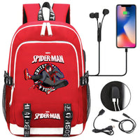 Spiderman Backpack USB Boys Girls Kids Book School Bags Laptop Travel Backpack - Lusy Store LLC