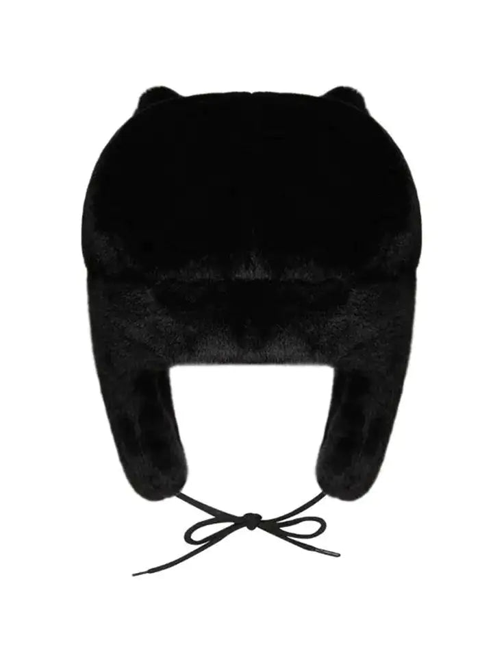 Spiderman & Gwen Stacy x Hello Kitty Fluffy Ushanka Hat - Lusy Store LLC