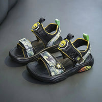 Spiderman sandals - Casual shoes summer beach sandals - Breathable shoes Yellow