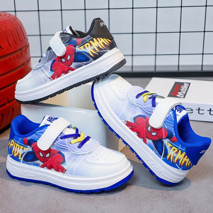 Spiderman shoes - Baby boy shoes - Sneakers Pu leather outdoor shoes - Lusy Store LLC