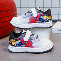 Spiderman shoes - Baby boy shoes - Sneakers Pu leather outdoor shoes Black