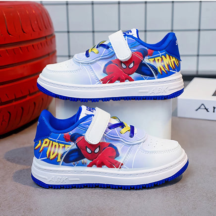 Spiderman shoes - Baby boy shoes - Sneakers Pu leather outdoor shoes Blue