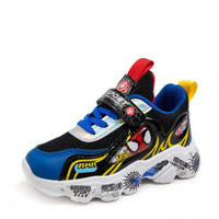 Spiderman shoes - Cartoon sneakers fashion boys' running shoes - Soft soles basketball - Lusy Store LLC