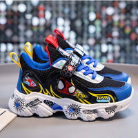 Spiderman shoes - Cartoon sneakers fashion boys' running shoes - Soft soles basketball - Lusy Store LLC