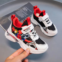 Spiderman shoes - Casual shoes - Cartoon children's mesh breathable sport running - Lusy Store LLC