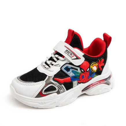 Spiderman shoes - Casual shoes - Cartoon children's mesh breathable sport running - Lusy Store LLC