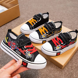 Spiderman shoes - Children's canvas shoes - Anti-slip soft bottom outdoor shoes