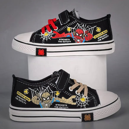 Spiderman shoes - Children's canvas shoes - Anti-slip soft bottom outdoor shoes