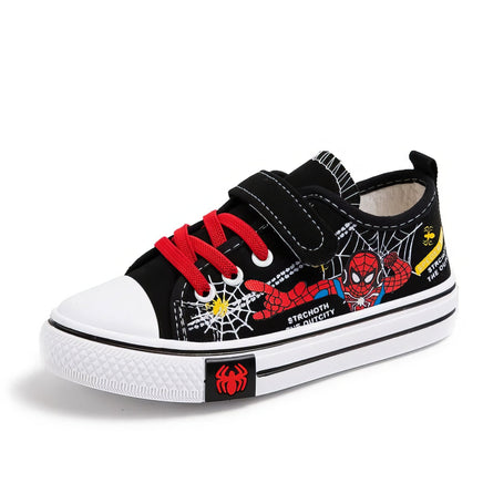 Spiderman shoes - Children's canvas shoes - Anti-slip soft bottom outdoor shoes - Lusy Store LLC