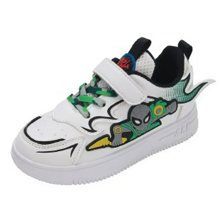 Spiderman shoes - Sports shoes children's leather - Boys' sports white breathable shoes