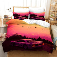 Sports Car Duvet Cover Set Luxury High Quality Bedding Double Queen King Bedclothes Boys Home Textile 9