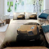 Sports Car Duvet Cover Set Luxury High Quality Bedding Double Queen King Bedclothes Boys Home Textile 5