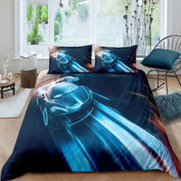 Sports Car Duvet Cover Set Luxury High Quality Bedding Double Queen King Bedclothes Boys Home Textile 3