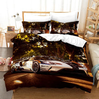 Sports Car Duvet Cover Set Luxury High Quality Bedding Double Queen King Bedclothes Boys Home Textile 13