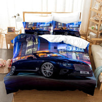 Sports Car Duvet Cover Set Luxury High Quality Bedding Double Queen King Bedclothes Boys Home Textile 10