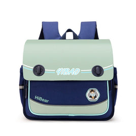 Spring New Primary School Student's Schoolbag Deep Blue Green