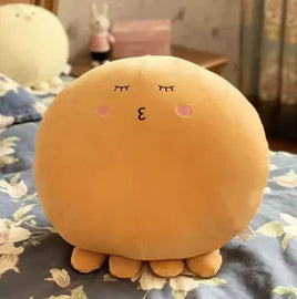 Squishy Octopus Plush Pillow Yellow