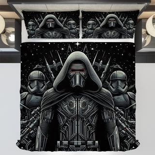 Starwars bedding - Darth Vader Anakin Skywalker duvet covers linen high quality cotton quilt sets and pillowcase - Lusy Store LLC