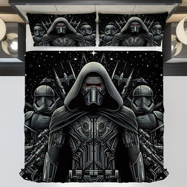 Starwars bedding - Darth Vader Anakin Skywalker duvet covers linen high quality cotton quilt sets and pillowcase - Lusy Store LLC