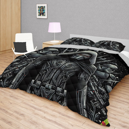 Starwars bedding - Darth Vader Anakin Skywalker duvet covers linen high quality cotton quilt sets and pillowcase - Lusy Store LLC