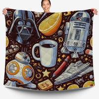 Starwars bedding - Darth Vader BB-8 graphics duvet covers linen high quality cotton quilt sets and pillowcase - Lusy Store LLC