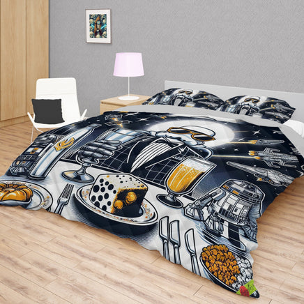 Starwars bedding - Funny graphics duvet covers linen high quality cotton quilt sets and pillowcase - Lusy Store LLC