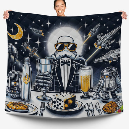 Starwars bedding - Funny graphics duvet covers linen high quality cotton quilt sets and pillowcase - Lusy Store LLC