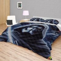 Starwars bedding - Kylo Ren black graphics duvet covers linen high quality cotton quilt sets and pillowcase - Lusy Store LLC