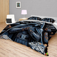 Starwars bedding - Kylo Ren cool black graphics duvet covers linen high quality cotton quilt sets and pillowcase - Lusy Store LLC