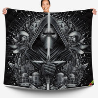 Starwars bedding - Kylo Ren cool graphics duvet covers linen high quality cotton quilt sets and pillowcase - Lusy Store LLC