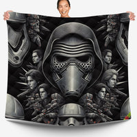 Starwars bedding - Kylo Ren cool graphics duvet covers linen high quality cotton quilt sets and pillowcase - Lusy Store LLC