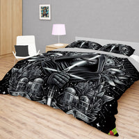 Starwars bedding - Kylo Ren cool graphics duvet covers linen high quality cotton quilt sets and pillowcase - Lusy Store LLC