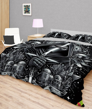 Starwars bedding - Kylo Ren cool graphics duvet covers linen high quality cotton quilt sets and pillowcase - Lusy Store LLC