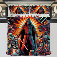 Starwars bedding - Kylo Ren graphics duvet covers linen high quality cotton quilt sets and pillowcase - Lusy Store LLC