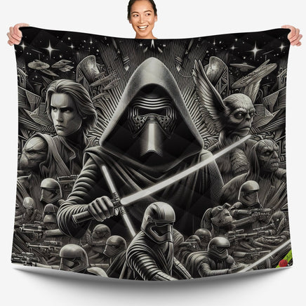 Starwars bedding - Kylo Ren graphics duvet covers linen high quality cotton quilt sets and pillowcase - Lusy Store LLC