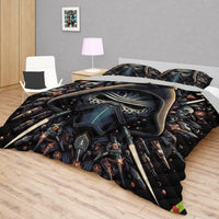 Starwars bedding - Kylo Ren luxury graphics duvet covers linen high quality cotton quilt sets and pillowcase - Lusy Store LLC