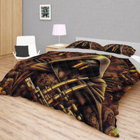 Starwars bedding - Kylo Ren luxury graphics duvet covers linen high quality cotton quilt sets and pillowcase - Lusy Store LLC