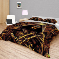 Starwars bedding - Kylo Ren luxury graphics duvet covers linen high quality cotton quilt sets and pillowcase - Lusy Store LLC