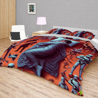 Starwars bedding - Luke funny graphics duvet covers linen high quality cotton quilt sets and pillowcase - Lusy Store LLC