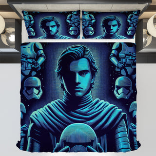 Starwars bedding - Luke graphics duvet covers linen high quality cotton quilt sets and pillowcase - Lusy Store LLC