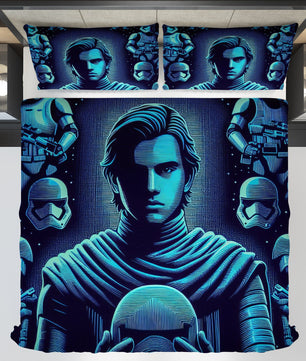 Starwars bedding - Luke graphics duvet covers linen high quality cotton quilt sets and pillowcase - Lusy Store LLC