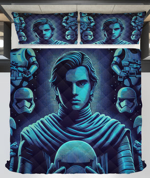 Starwars bedding - Luke graphics duvet covers linen high quality cotton quilt sets and pillowcase - Lusy Store LLC