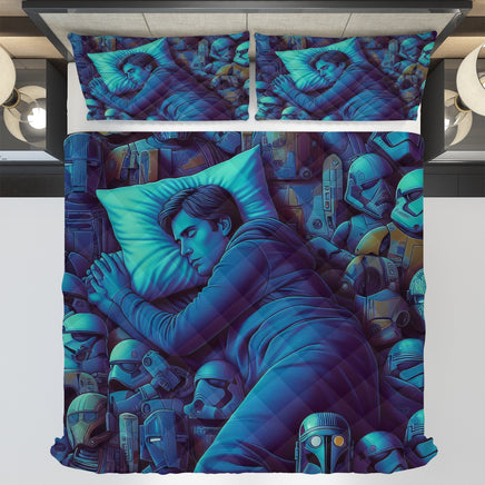 Starwars bedding - Luke graphics duvet covers linen high quality cotton quilt sets and pillowcase - Lusy Store LLC