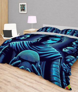 Starwars bedding - Luke graphics duvet covers linen high quality cotton quilt sets and pillowcase - Lusy Store LLC
