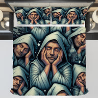 Starwars bedding - Obi-Wan Kenobi funny cartoon duvet covers linen high quality cotton quilt sets and pillowcase - Lusy Store LLC